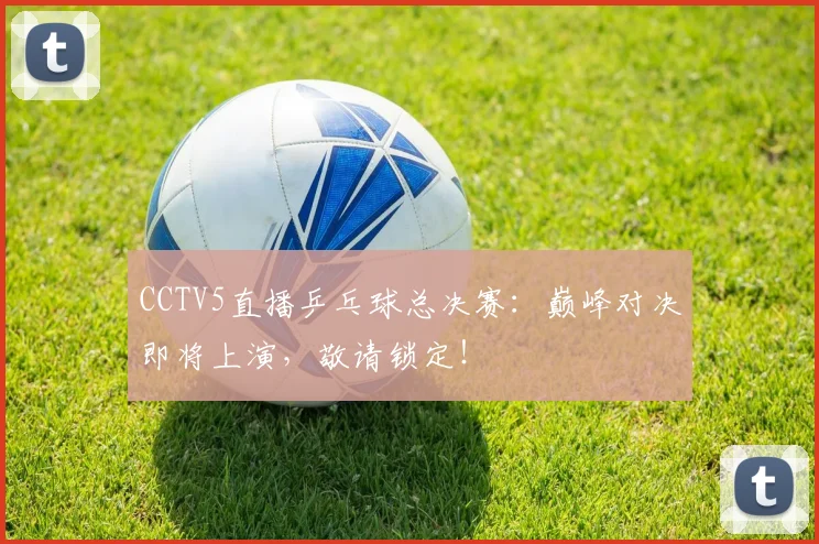 CCTV5直播乒乓球总决赛：巅峰对决即将上演，敬请锁定！